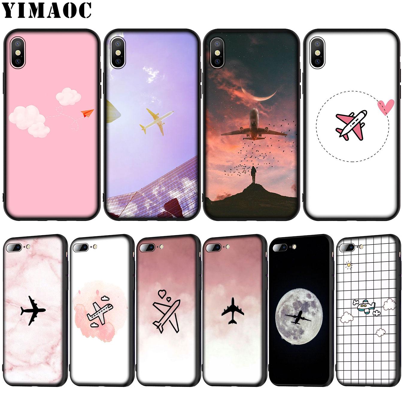 YIMAOC Простой прекрасный мультфильм самолет самолет Мягкий Силиконовый Телефон Чехол для iPhone XR XS Max X 6 6S 8 Плюс 5 5S SE Обложка
YIMAOC Простой прекрасный мультфильм самолет самолет Мягкий Силиконовый Телефон Чехол для iPhone XR XS Max X 6 6S 8 Плюс 5 5S SE Обложка