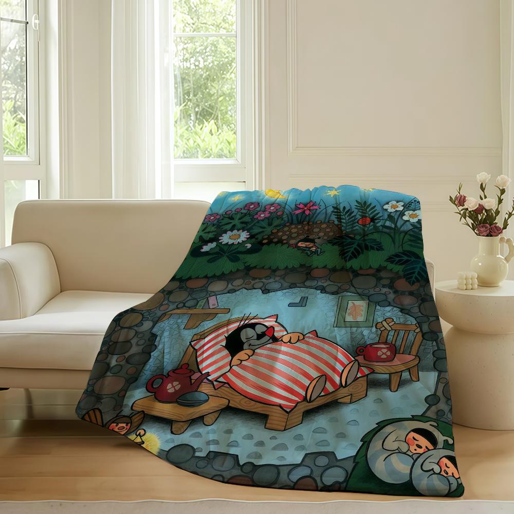 Cartoon cute The Little Mole Blanket For Sofa Office Bed Plane Travel Sleep Read Relax Camping Soft And Warm 75x90cm
Cartoon cute The Little Mole Blanket For Sofa Office Bed Plane Travel Sleep Read Relax Camping Soft And Warm 75x90cm