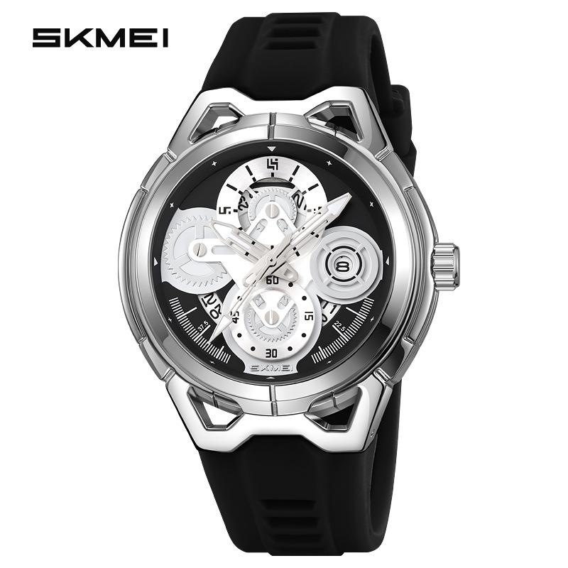 Новые механические мужские часы с ветром, водонепроницаемые, с силиконовой лентой, с календарем, кварцевые часы
Новые механические мужские часы с ветром, водонепроницаемые, с силиконовой лентой, с календарем, кварцевые часы