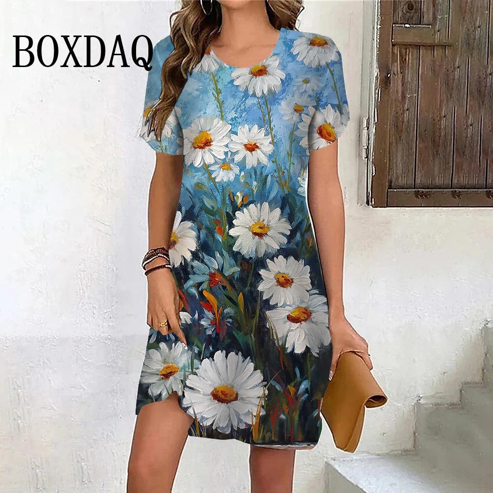Magpie Flower 3d Printed Dress Women s Short-sleeved Loose Dress Summer Retro Pullover XL
Magpie Flower 3d Printed Dress Women s Short-sleeved Loose Dress Summer Retro Pullover XL