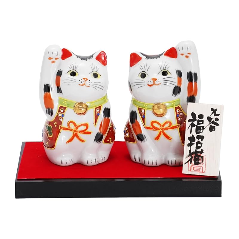 Пара фигурок кота Fukubeya Kutani, манящая кошка. В комплекте постамент, коврик и рекламный щит. Набор для правой и левой руки. Приносит удачу в деньгах и привлекает людей.
Пара фигурок кота Fukubeya Kutani, манящая кошка. В комплекте постамент, коврик и рекламный щит. Набор для правой и левой руки. Приносит удачу в деньгах и привлекает людей.