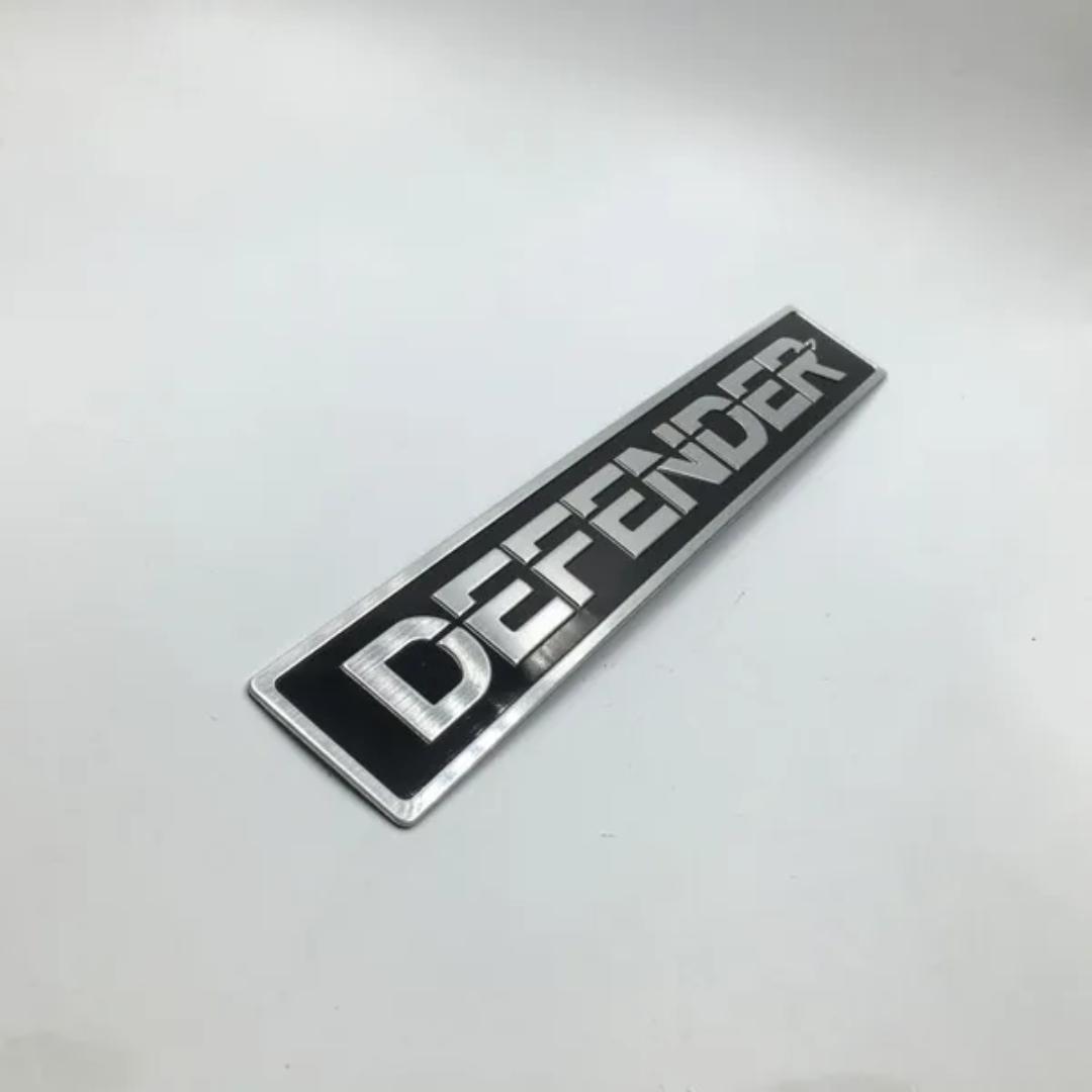 2 шт., наклейка с эмблемой логотипа DEFENDER на переднюю заднюю дверь автомобиля для L/и R/over S/VX
2 шт., наклейка с эмблемой логотипа DEFENDER на переднюю заднюю дверь автомобиля для L/и R/over S/VX