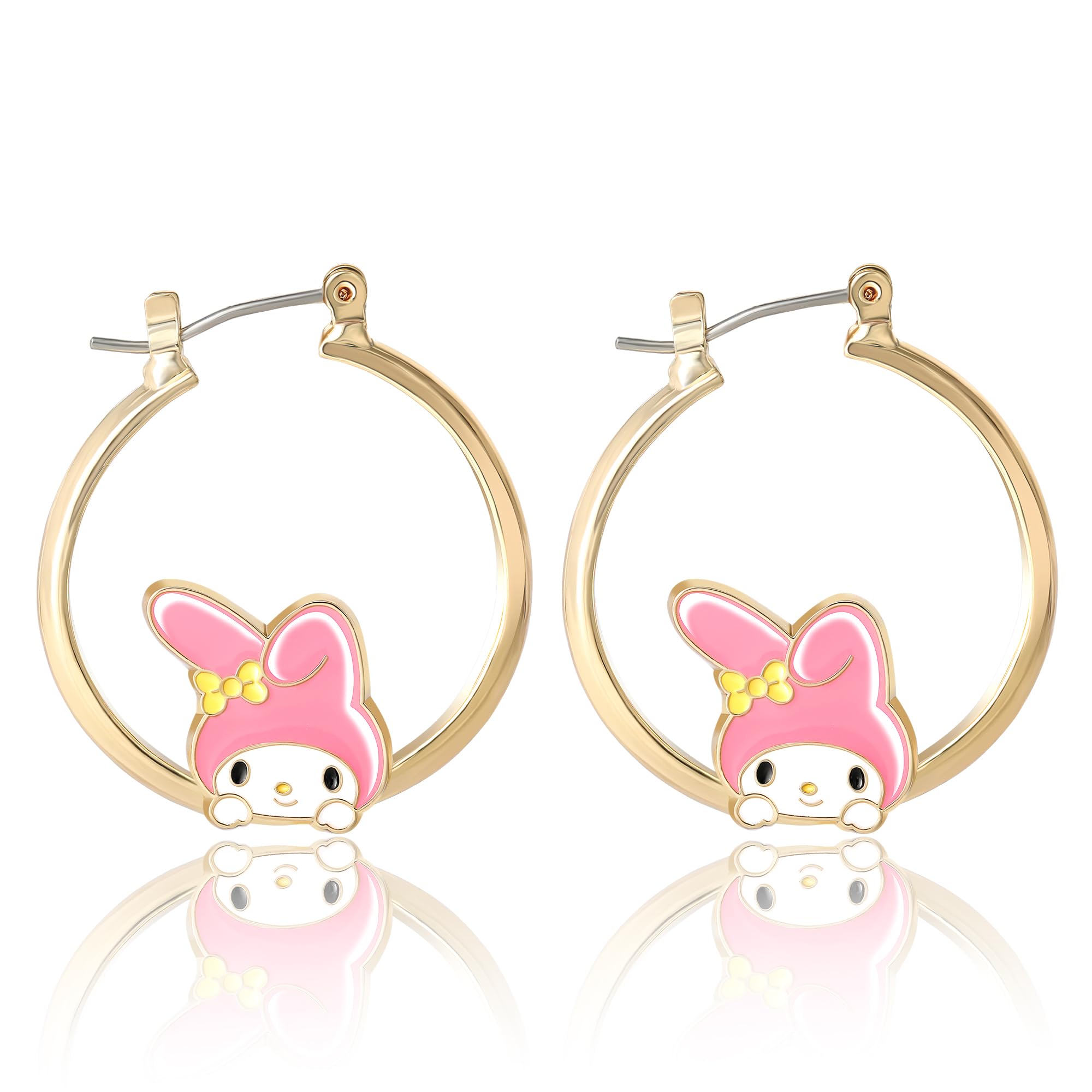 Hello Kitty Sanrio Hello Kitty My Melody Hoop Earrings Imitation Flash Plating and Enamel My Melody Earrings Officially No Jewelry Women s - Licensed,
Hello Kitty Sanrio Hello Kitty My Melody Hoop Earrings Imitation Flash Plating and Enamel My Melody Earrings Officially No Jewelry Women s - Licensed,