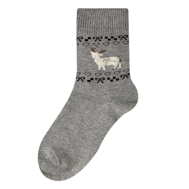 Female Spring and Autumn Lovely Embroidered Cartoon Tube Cotton Socks 1 pair
Female Spring and Autumn Lovely Embroidered Cartoon Tube Cotton Socks 1 pair