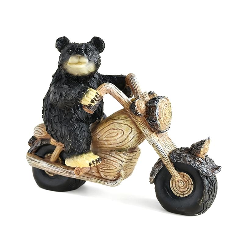 Художественная скульптура черного медведя, едущего на мотоцикле, из смол, домашний декор для рабочего стола, для гостиной, прихожей, тумбы под телевизор
Художественная скульптура черного медведя, едущего на мотоцикле, из смол, домашний декор для рабочего стола, для гостиной, прихожей, тумбы под телевизор