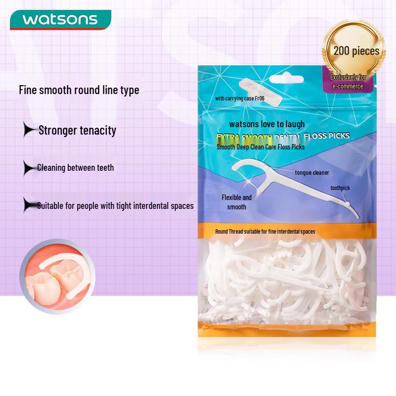 Watsons Deep Clean Dental Floss Sticks
Watsons Deep Clean Dental Floss Sticks