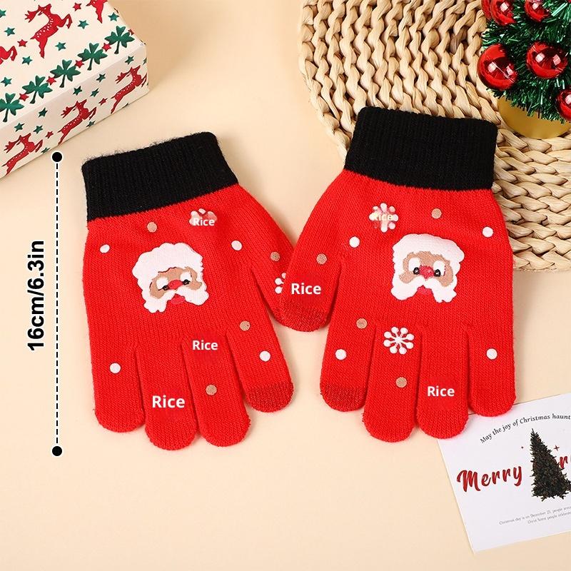 Різдвяні мультяшні в язані рукавички з принтом Санта Клауса Зимові теплі сенсорні рукавички для дітей та дорослих Різдвяний подарунок Kids Red
Різдвяні мультяшні в язані рукавички з принтом Санта Клауса Зимові теплі сенсорні рукавички для дітей та дорослих Різдвяний подарунок Kids Red