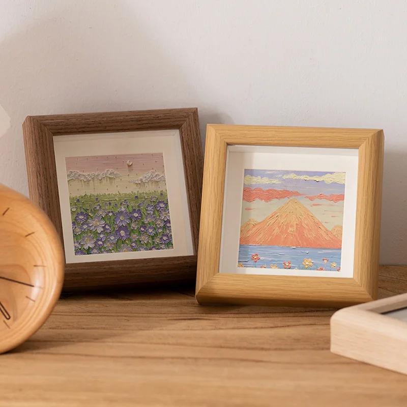 Oil Painting Stick Picture Frame Pendulum Table Mini Square Hollow Picture Frame Wooden DIY Frame Photo Home Decor 4inch хаки
Oil Painting Stick Picture Frame Pendulum Table Mini Square Hollow Picture Frame Wooden DIY Frame Photo Home Decor 4inch хаки