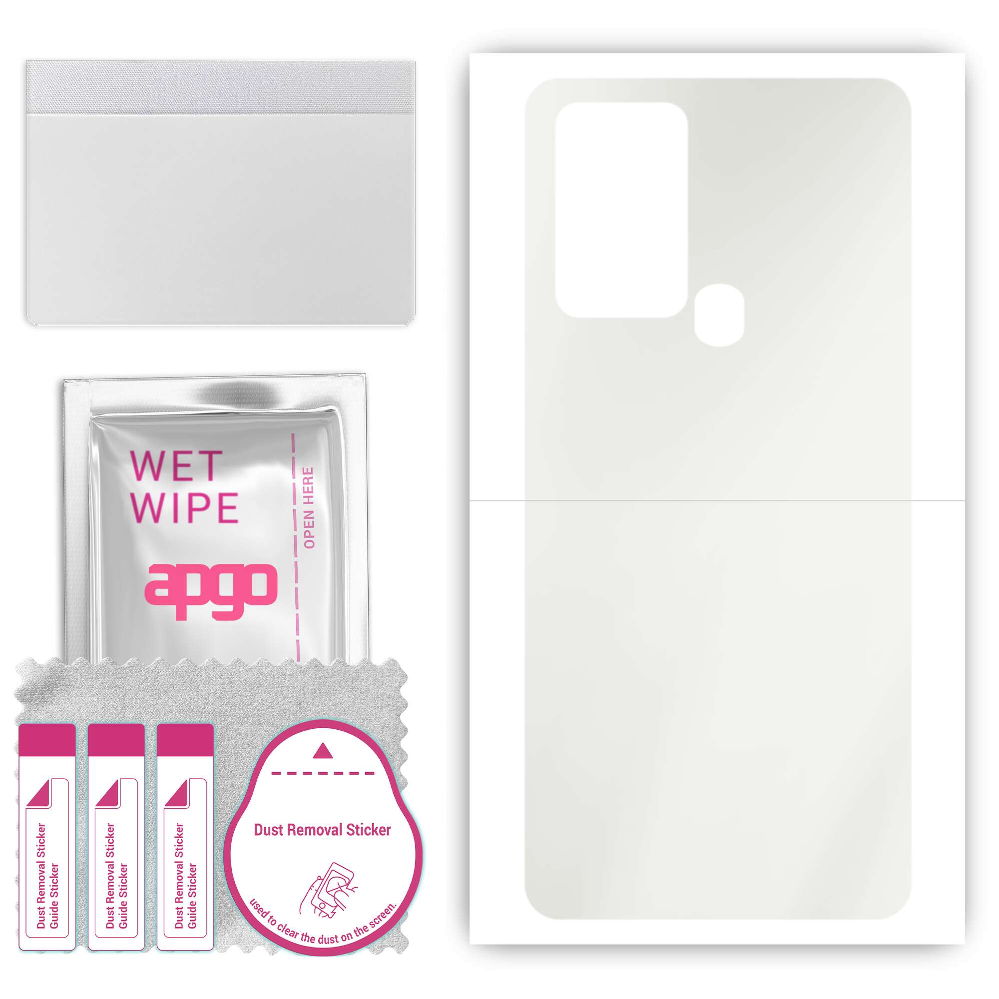 apgo MATTE Protective Skin Sticker for the back compatible with Oukitel C33, Wrap Film, Hydrogel Film, Flexible, Soft TPU with positioning layer easy
apgo MATTE Protective Skin Sticker for the back compatible with Oukitel C33, Wrap Film, Hydrogel Film, Flexible, Soft TPU with positioning layer easy