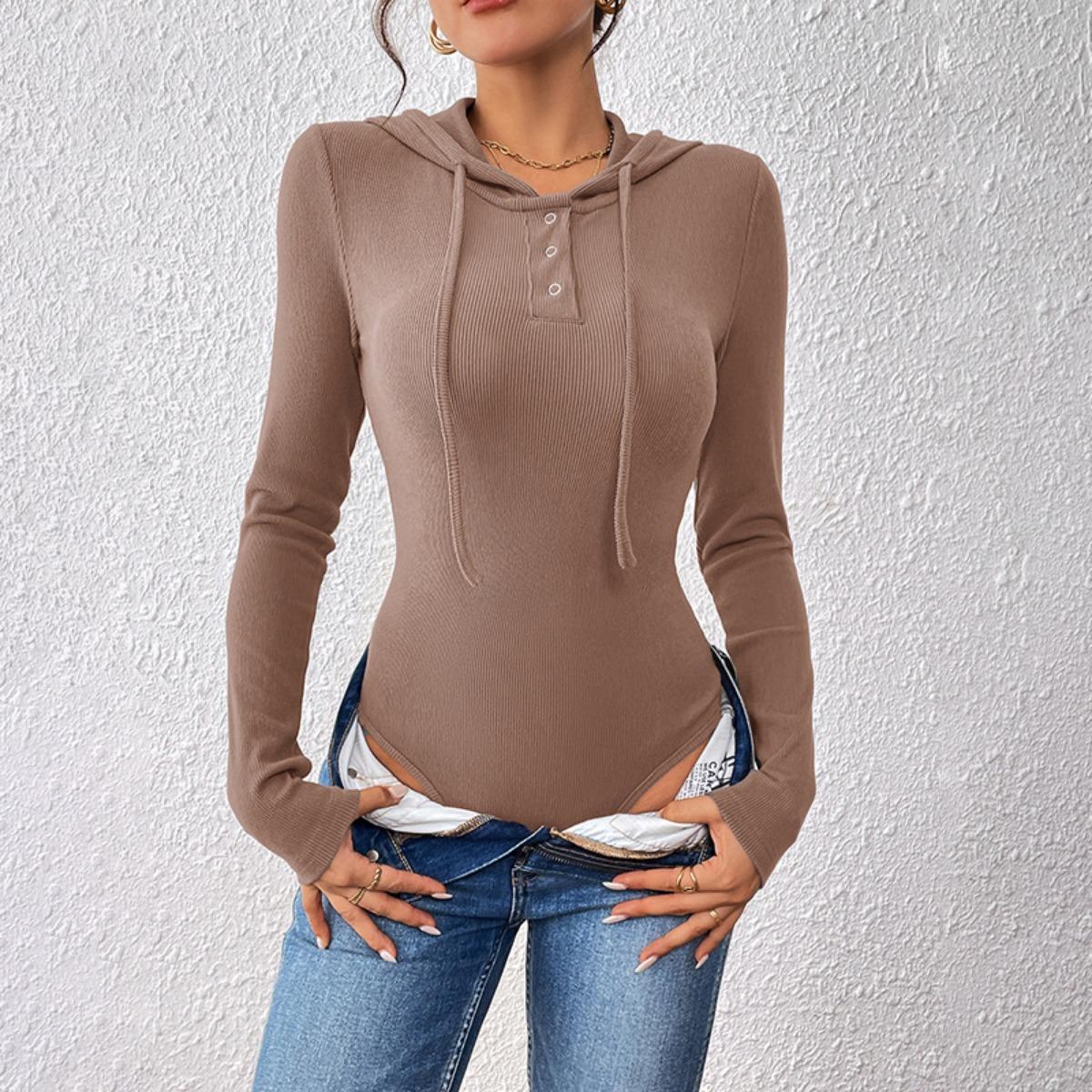 Fall New Women s Solid Brushed Ribbed Hooded Jumpsuit, European American Style Casual One-piece Outfit for Crossborder Wear XL
Fall New Women s Solid Brushed Ribbed Hooded Jumpsuit, European American Style Casual One-piece Outfit for Crossborder Wear XL