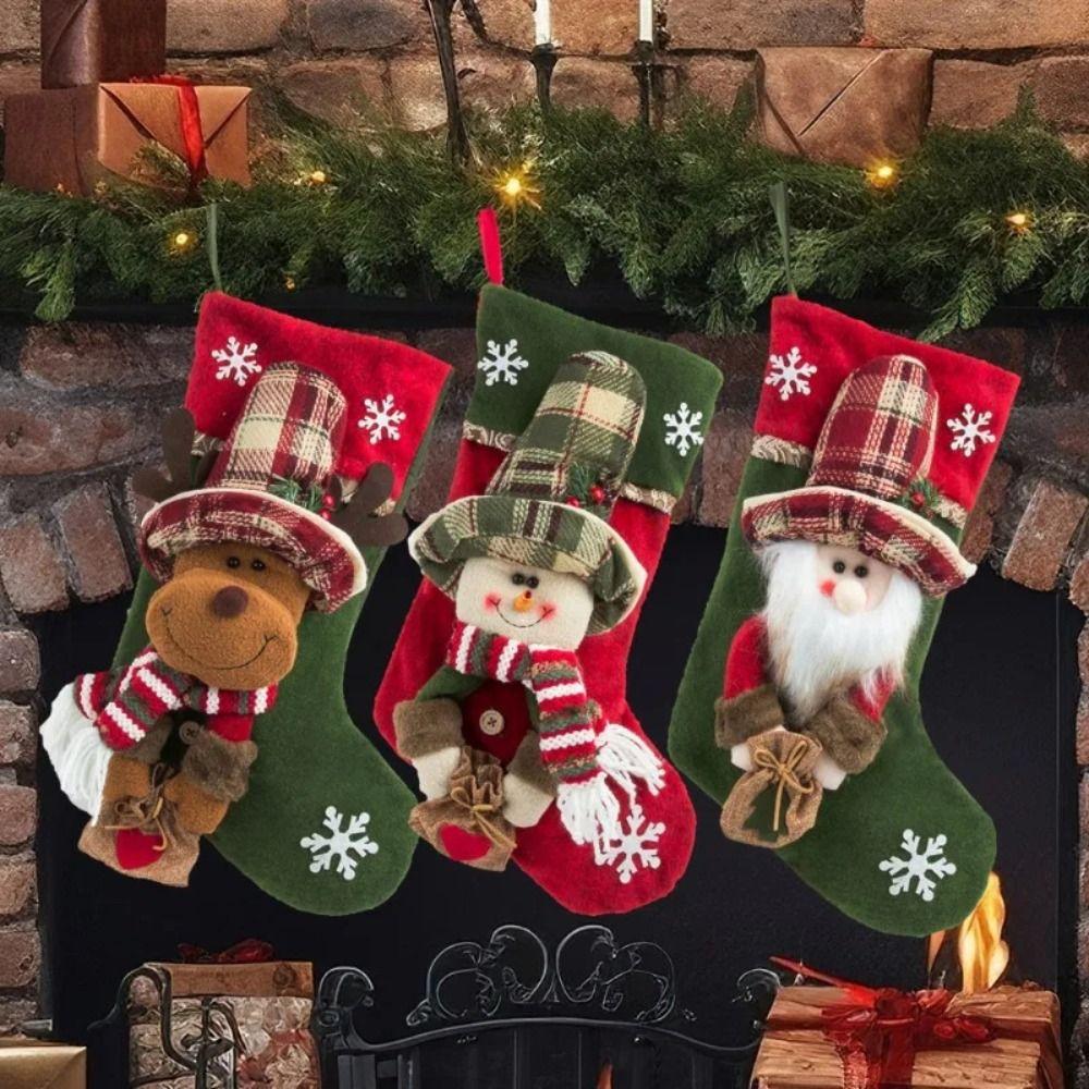 Santa Claus Christmas Socks Cartoon Christmas Decoration Gift Holder Candy Socks Party Supplies style 3
Santa Claus Christmas Socks Cartoon Christmas Decoration Gift Holder Candy Socks Party Supplies style 3