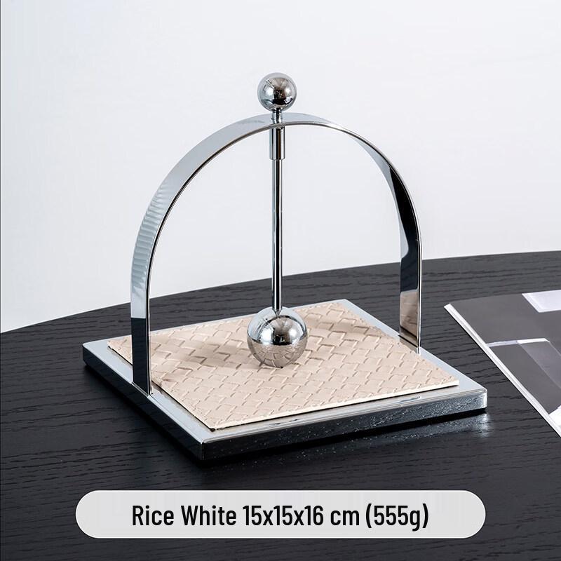 Stainless Steel Tissue Holder with Leather Pad
Stainless Steel Tissue Holder with Leather Pad