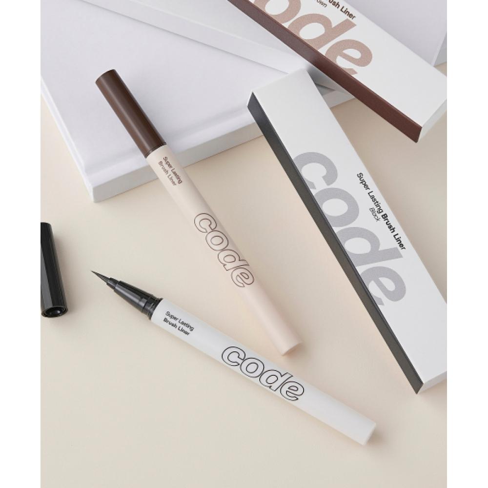 Codeglocolor Super Lasting Brush Liner Black Brown Choice 1 Braun
Codeglocolor Super Lasting Brush Liner Black Brown Choice 1 Braun