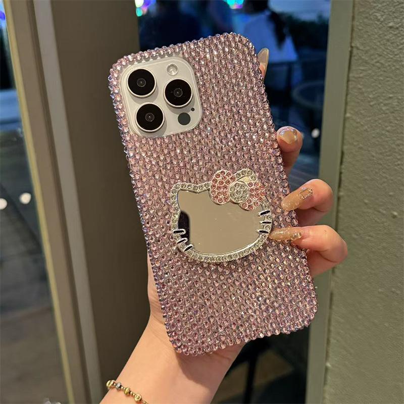Glass Mirror Kt Cat Rhinestone Mobile Phone Case for Iphone16Promax Premium Luxury Apple 17 Full Diamond iPhone 7/8/SE 2020
Glass Mirror Kt Cat Rhinestone Mobile Phone Case for Iphone16Promax Premium Luxury Apple 17 Full Diamond iPhone 7/8/SE 2020