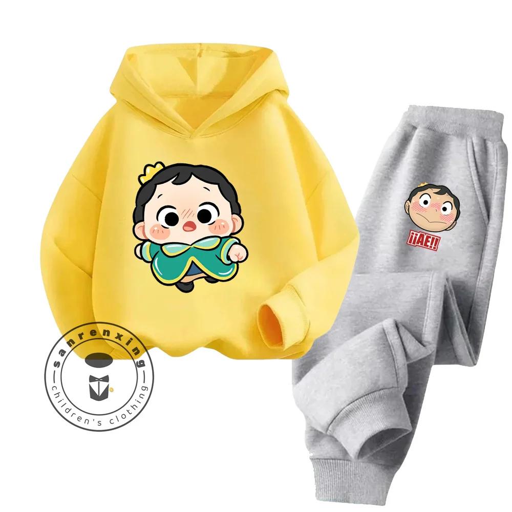 Cartoon Ranking of Kings Eye Catching Apparel Bright Playful Outfits with Graphics Anime Spring Autumn Hoodie Set for Children 160
Cartoon Ranking of Kings Eye Catching Apparel Bright Playful Outfits with Graphics Anime Spring Autumn Hoodie Set for Children 160