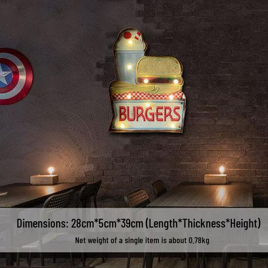 Retro LED Neon Burger Sign – Indoor Bar & Coffee Shop Wall Decoration 29x5x39 cm
Retro LED Neon Burger Sign – Indoor Bar & Coffee Shop Wall Decoration 29x5x39 cm