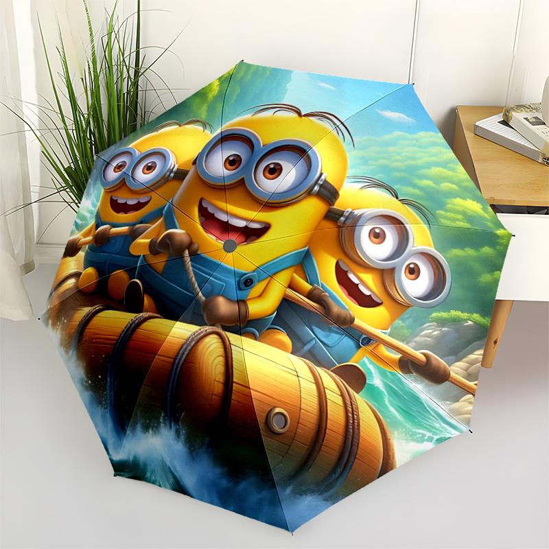 1pc Minions Automatic Folding Umbrella - Compact 8-Rib Design, Durable Plastic & Iron, Perfect Gift for Friends & Family, Outdoor Umbrella, Fashionabl
1pc Minions Automatic Folding Umbrella - Compact 8-Rib Design, Durable Plastic & Iron, Perfect Gift for Friends & Family, Outdoor Umbrella, Fashionabl