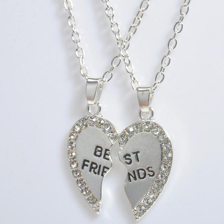 Gooden Friends Love English Pendant Pendant Necklace Fashion Two Rhinestones Alloy Flap Best Friends Necklace New Product Launch
Gooden Friends Love English Pendant Pendant Necklace Fashion Two Rhinestones Alloy Flap Best Friends Necklace New Product Launch