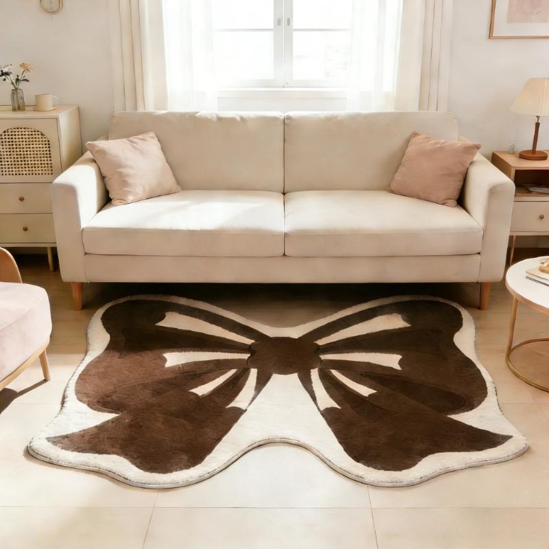 Girly Style Carpets for Living Room Pink Bow Bedroom Decor Carpet Fluffy Soft Irregular Bedside Rug Home Thicken Plush Floor Mat 80x120cm
Girly Style Carpets for Living Room Pink Bow Bedroom Decor Carpet Fluffy Soft Irregular Bedside Rug Home Thicken Plush Floor Mat 80x120cm