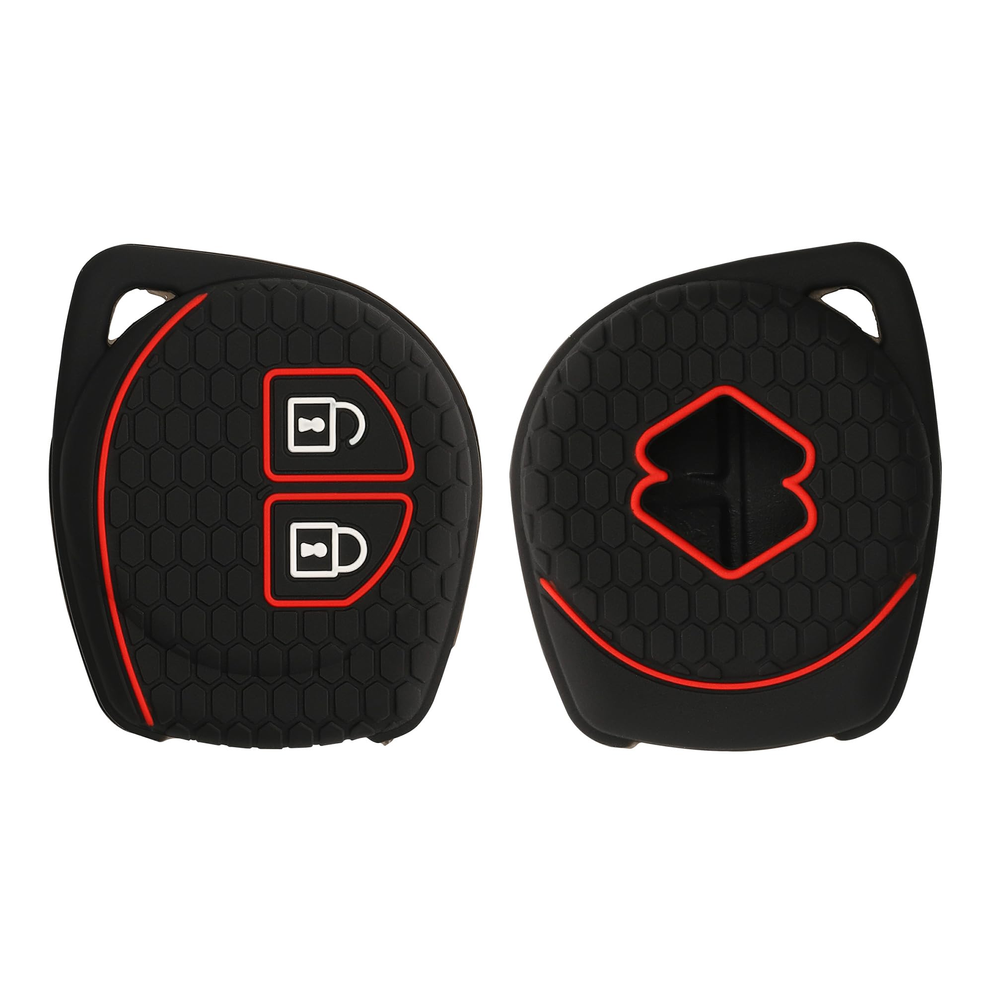 kwmobile Suzuki 2-Button Car Key Compatible Case - Silicone Key Case Fall Prevention Car Key - Key Case Black Matte/Red
kwmobile Suzuki 2-Button Car Key Compatible Case - Silicone Key Case Fall Prevention Car Key - Key Case Black Matte/Red