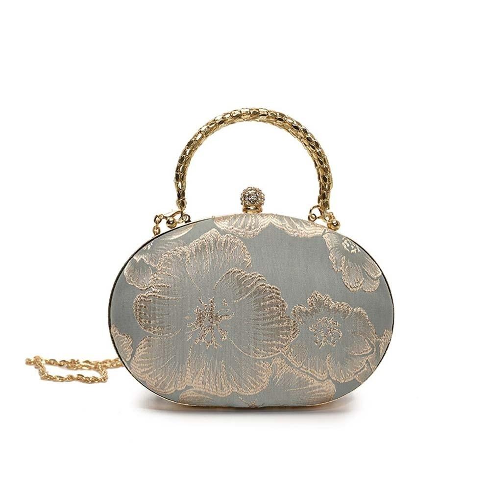 Versatile Chinese Style Handbag Luxury Multi-function Embroidered Elliptical Purses Polyester Evening Pouch Peony Cheongsam Bag зелений
Versatile Chinese Style Handbag Luxury Multi-function Embroidered Elliptical Purses Polyester Evening Pouch Peony Cheongsam Bag зелений
