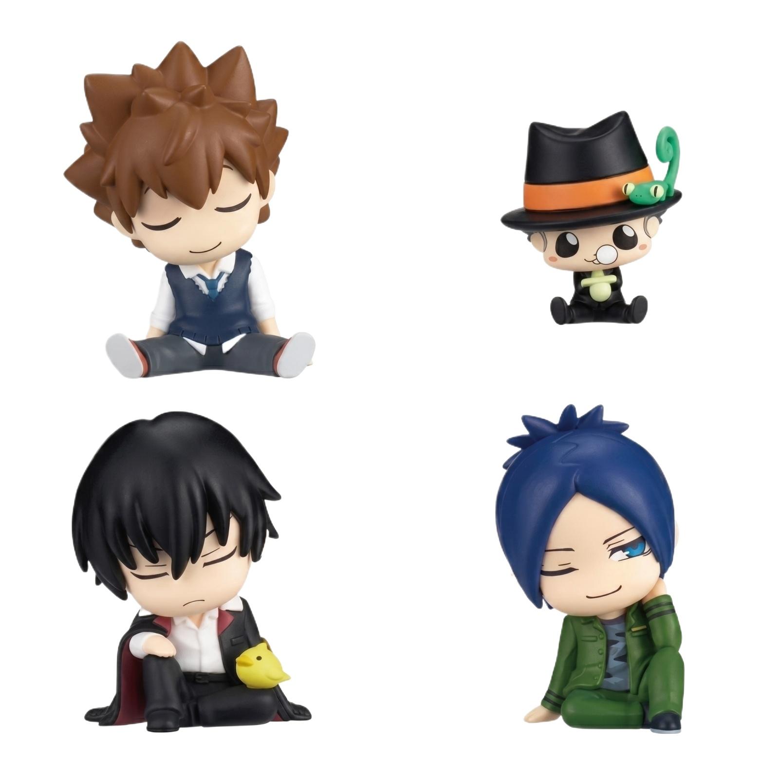 Set of 4 Anime Style Sleeping Character Figurines Soft Vinyl Material Collectible Desk Decoration Sitting Pose with Detailed Features and Accessories One Size
Set of 4 Anime Style Sleeping Character Figurines Soft Vinyl Material Collectible Desk Decoration Sitting Pose with Detailed Features and Accessories One Size