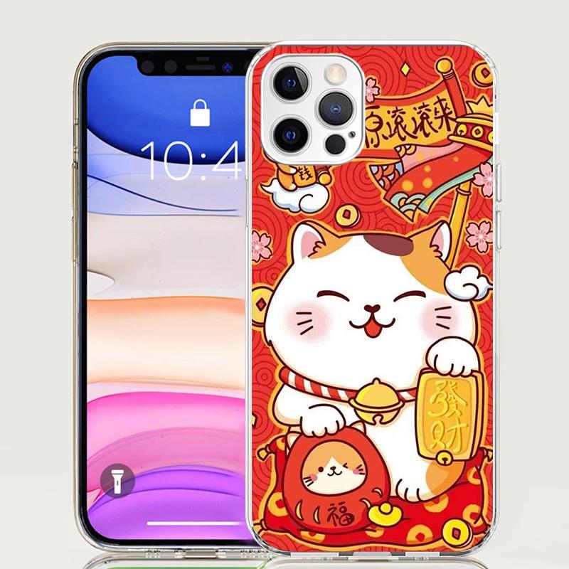Lucky Cat Maneki Neko Japanese Phone Case for Apple iPhone 17 Air 16 15 Plus 14 + 13 Mini 12 11 Pro Max 7 8 SE 16Max Soft Shell iPhone 14
Lucky Cat Maneki Neko Japanese Phone Case for Apple iPhone 17 Air 16 15 Plus 14 + 13 Mini 12 11 Pro Max 7 8 SE 16Max Soft Shell iPhone 14