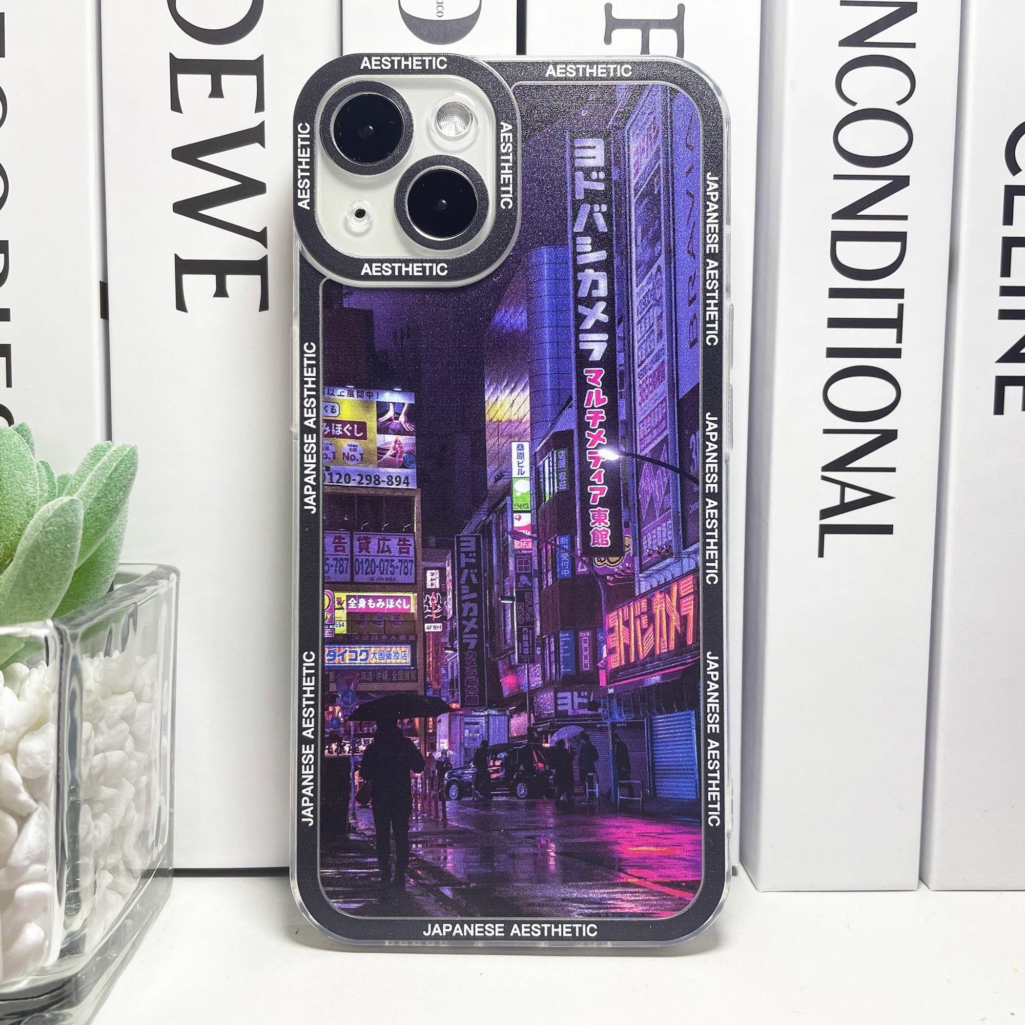Japanese Aesthetic Tokyo Neon Lights City Street Phone Case For iPhone 16 15 14 13 12 11 Pro Max XS X XR 7 8 SE Soft Cover iPhone 12 Pro
Japanese Aesthetic Tokyo Neon Lights City Street Phone Case For iPhone 16 15 14 13 12 11 Pro Max XS X XR 7 8 SE Soft Cover iPhone 12 Pro