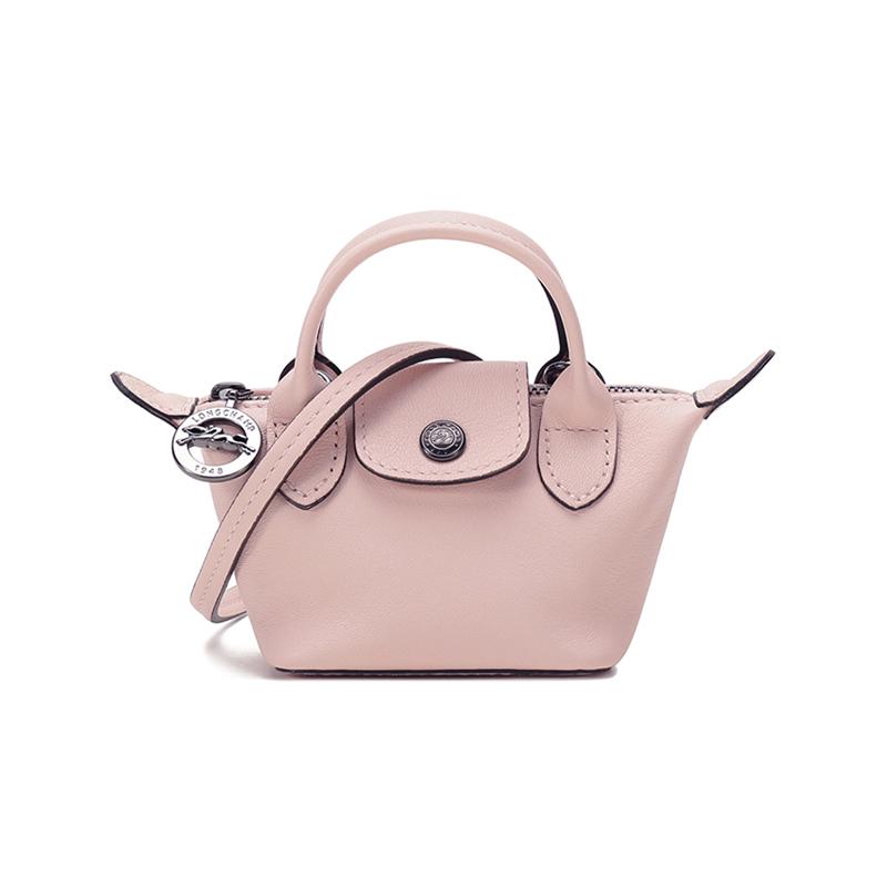 Longchamp Le Pliage Cuir 9 Logo Snap Closure Lambskin Dumpling Bag Mini Women handbags Light-Pink 10099757P53 Basic Set (Bag+Dust Bag)
Longchamp Le Pliage Cuir 9 Logo Snap Closure Lambskin Dumpling Bag Mini Women handbags Light-Pink 10099757P53 Basic Set (Bag+Dust Bag)