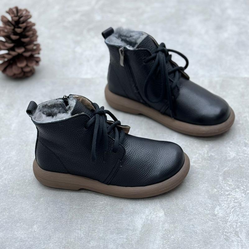 Johnature Genuine Leather Wool Cotton Boots Round Toe Soft Sole Thickened Warm Cowhide Women s Short Boots 35 чёрный
Johnature Genuine Leather Wool Cotton Boots Round Toe Soft Sole Thickened Warm Cowhide Women s Short Boots 35 чёрный
