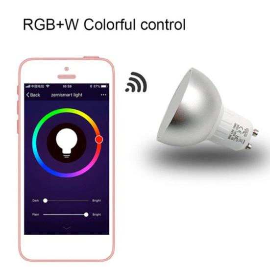Yousheng GU10 WiFi Smart Light Bulb RGBW Dimmable Timer Switch LED Lamp for Alexa Google серебряный
Yousheng GU10 WiFi Smart Light Bulb RGBW Dimmable Timer Switch LED Lamp for Alexa Google серебряный