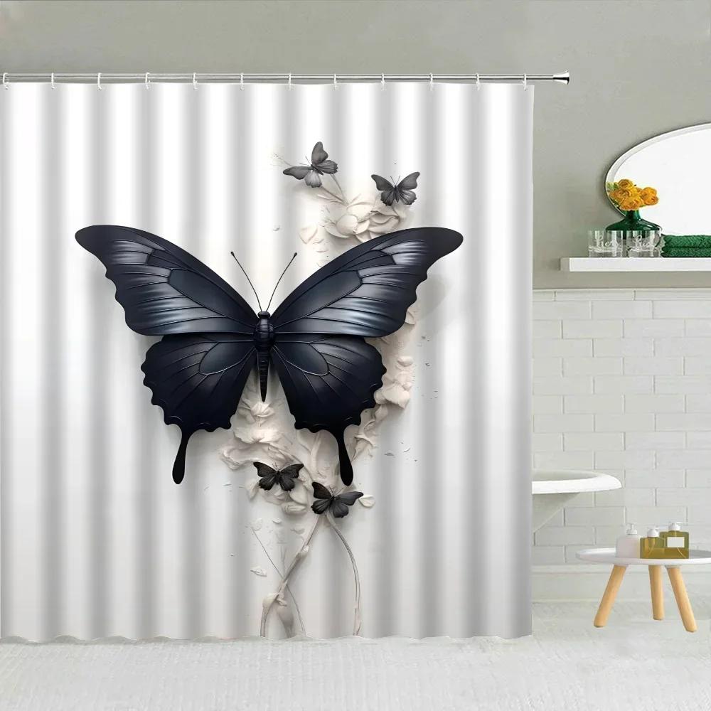 Butterfly Illustration Bathroom Shower Curtain Waterproof Curtains For Houses Rooms Folding Partition Accessories Bath Bedrooms W60H190(CM)-1 Pcs
Butterfly Illustration Bathroom Shower Curtain Waterproof Curtains For Houses Rooms Folding Partition Accessories Bath Bedrooms W60H190(CM)-1 Pcs