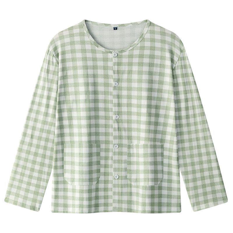 2025 Spring/Autumn Pure Cotton Long Sleeve Cardigan Pajamas for Middle-Aged and Elderly Men 2XL (up to 87.5 kg)
2025 Spring/Autumn Pure Cotton Long Sleeve Cardigan Pajamas for Middle-Aged and Elderly Men 2XL (up to 87.5 kg)