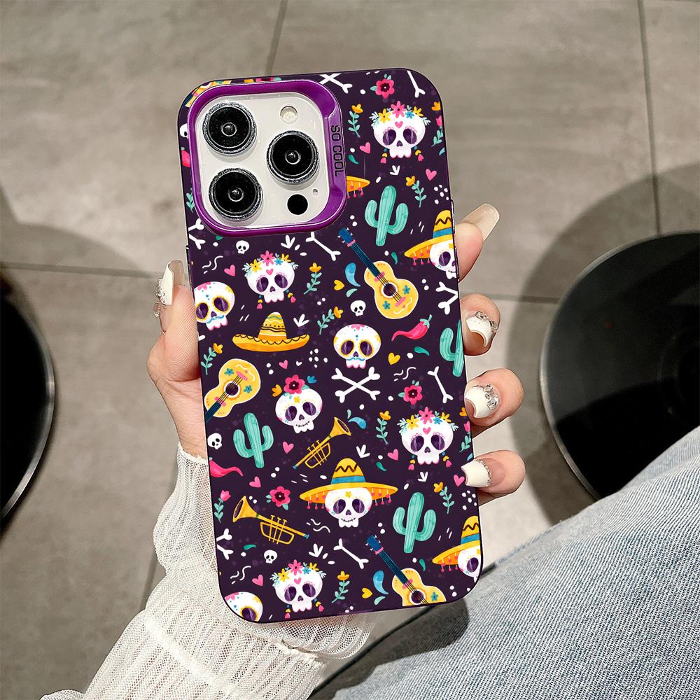 Day of the Dead Purple Translucent Mobile Phone Case for iPhone 17 16 15 14 13 12 11 X XR XS Air Pro Max Plus Colorful Cover iPhone 11
Day of the Dead Purple Translucent Mobile Phone Case for iPhone 17 16 15 14 13 12 11 X XR XS Air Pro Max Plus Colorful Cover iPhone 11
