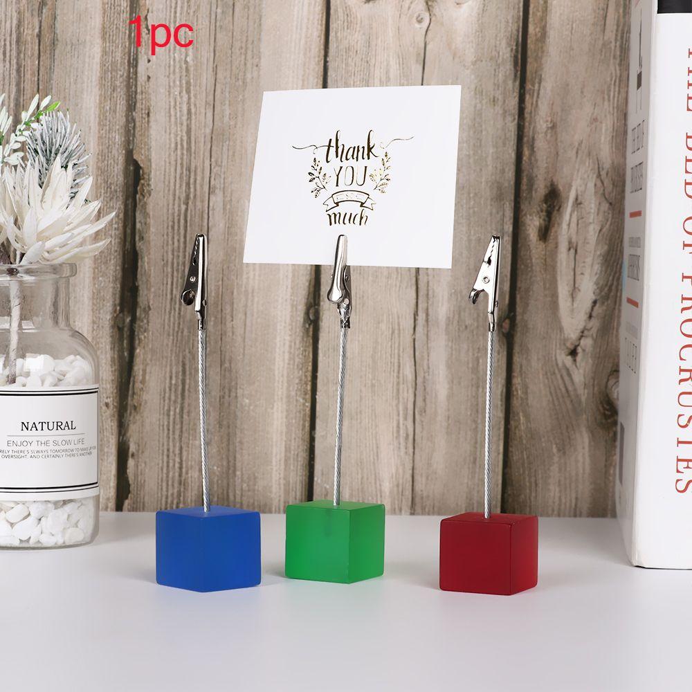 Supplies Picture Folder Desktop Decoration Place Card Clamps Stand Photos Clips Resin Square Shape
Supplies Picture Folder Desktop Decoration Place Card Clamps Stand Photos Clips Resin Square Shape