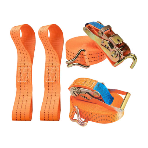 Lavnox Ratchet Decompression Straps, Alloy Steel, for Motorcycles and Trucks, 6m Long x 3.8cm Wide (2 Straps), Orange, Maximum Load Capacity 1600kg, J
Lavnox Ratchet Decompression Straps, Alloy Steel, for Motorcycles and Trucks, 6m Long x 3.8cm Wide (2 Straps), Orange, Maximum Load Capacity 1600kg, J