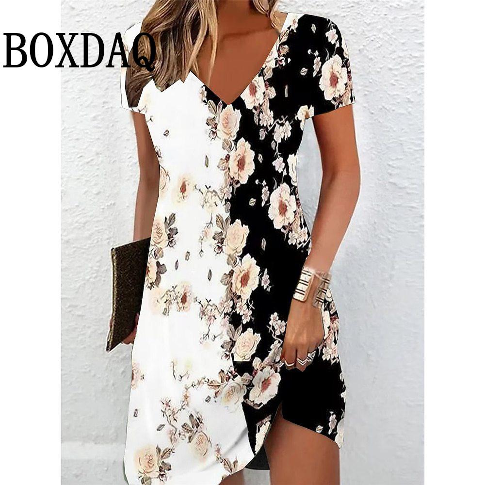Summer Women s Dress Vintage V-Neck Short-Sleeve Loose Dress Casual Retro 3D Print Fashion Dresses For Women Vestidos Sundress XL
Summer Women s Dress Vintage V-Neck Short-Sleeve Loose Dress Casual Retro 3D Print Fashion Dresses For Women Vestidos Sundress XL