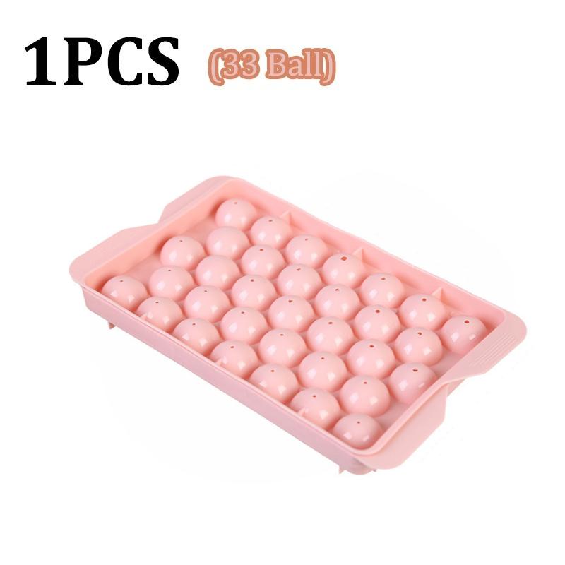 66/33 Ice Ball Mold Whiskey Cocktail Round Ice Cube Maker with Lid, Perfect Hockey Ball Shape Mini Tray Kitchen Tool Pink-1PC
66/33 Ice Ball Mold Whiskey Cocktail Round Ice Cube Maker with Lid, Perfect Hockey Ball Shape Mini Tray Kitchen Tool Pink-1PC