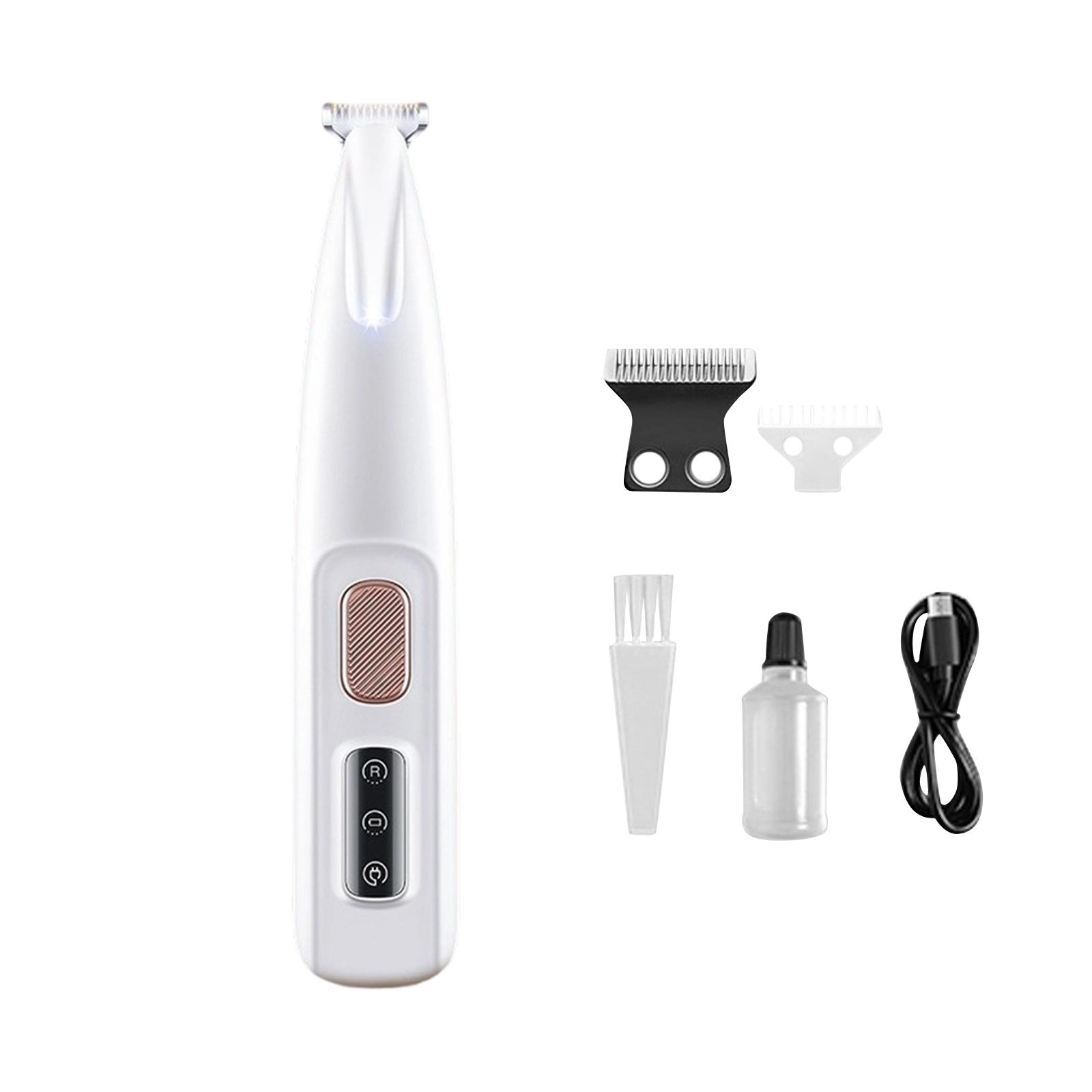 Waterproof Pet Hair Trimmer with Rechargeable Battery and Detachable Blade Kit Includes Cleaning Brush and Lubricant Oil for Grooming One Size
Waterproof Pet Hair Trimmer with Rechargeable Battery and Detachable Blade Kit Includes Cleaning Brush and Lubricant Oil for Grooming One Size