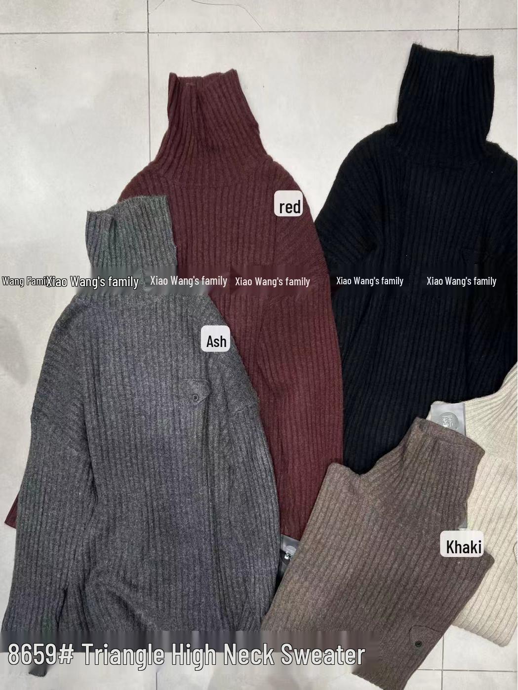 Xiao Wang s 8659 Winter Korean Loose Plus Size Casual High Neck Thick Sweater One Size хаки
Xiao Wang s 8659 Winter Korean Loose Plus Size Casual High Neck Thick Sweater One Size хаки