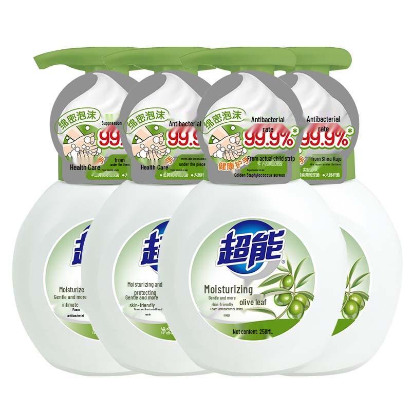 Dio Super Foam Hand Soap 258ml x 4 Pack
Dio Super Foam Hand Soap 258ml x 4 Pack