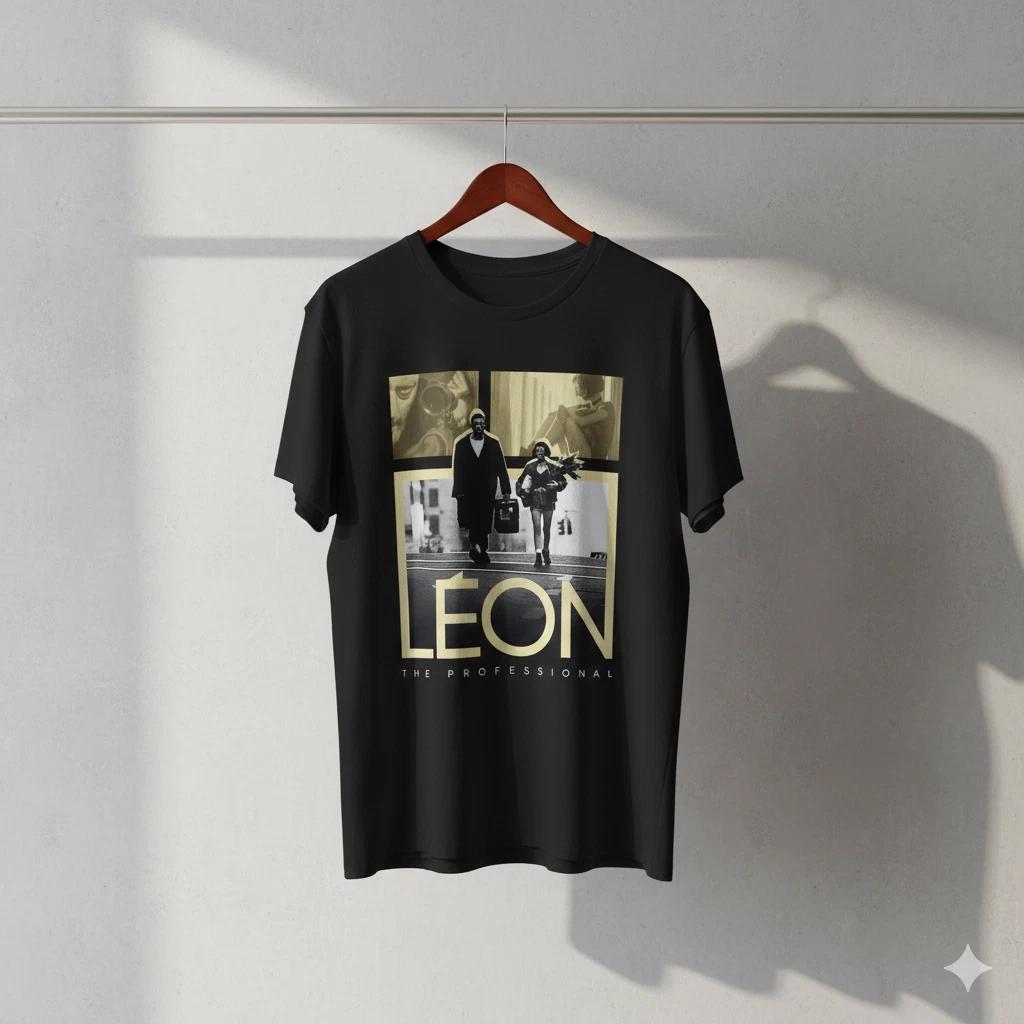 Leon The Professional Inspired Movie Graphic Black T-Shirt Unisex - S351 3XL
Leon The Professional Inspired Movie Graphic Black T-Shirt Unisex - S351 3XL
