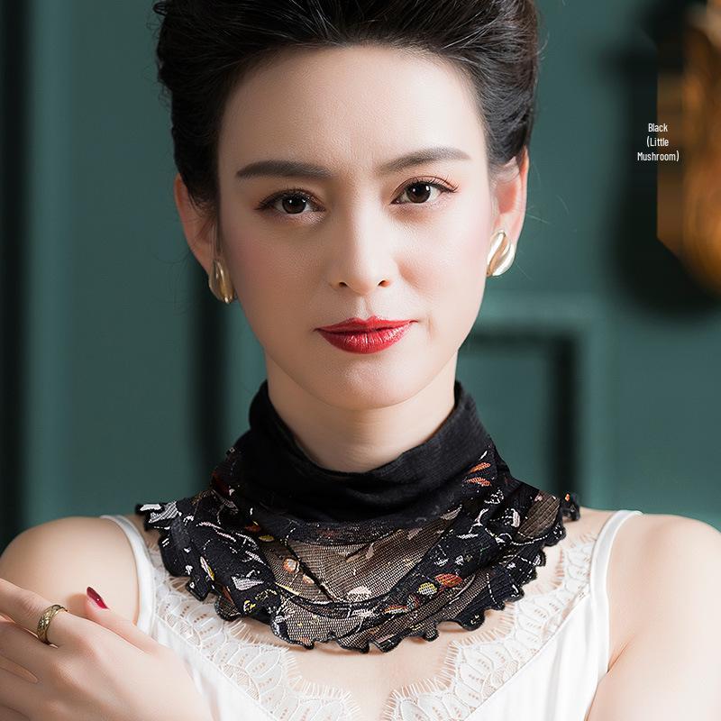 Элегантный сетчатый шелковый шарф: 100% Тутовый шелк Принт Защита от солнца Снуд Пуловер Below 60cm
Элегантный сетчатый шелковый шарф: 100% Тутовый шелк Принт Защита от солнца Снуд Пуловер Below 60cm