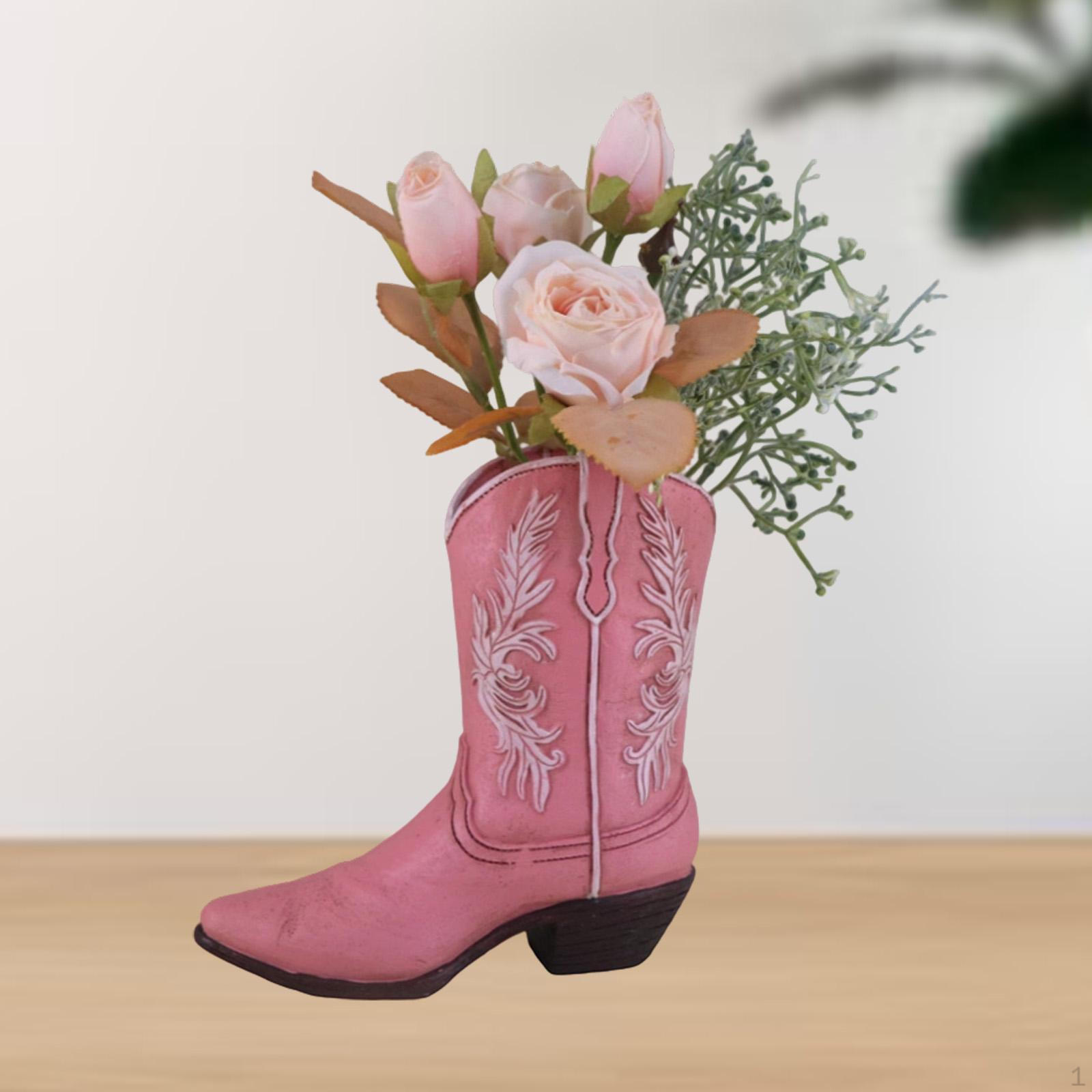 Boot-Shaped Resin Vase for Floral Displays Table Centerpiece
Boot-Shaped Resin Vase for Floral Displays Table Centerpiece