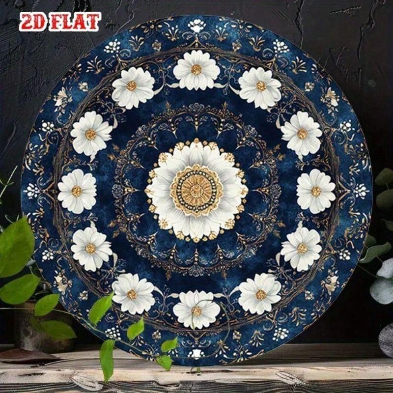 Round Metal Wall Art Sea Flower Decor For Living Room
Round Metal Wall Art Sea Flower Decor For Living Room