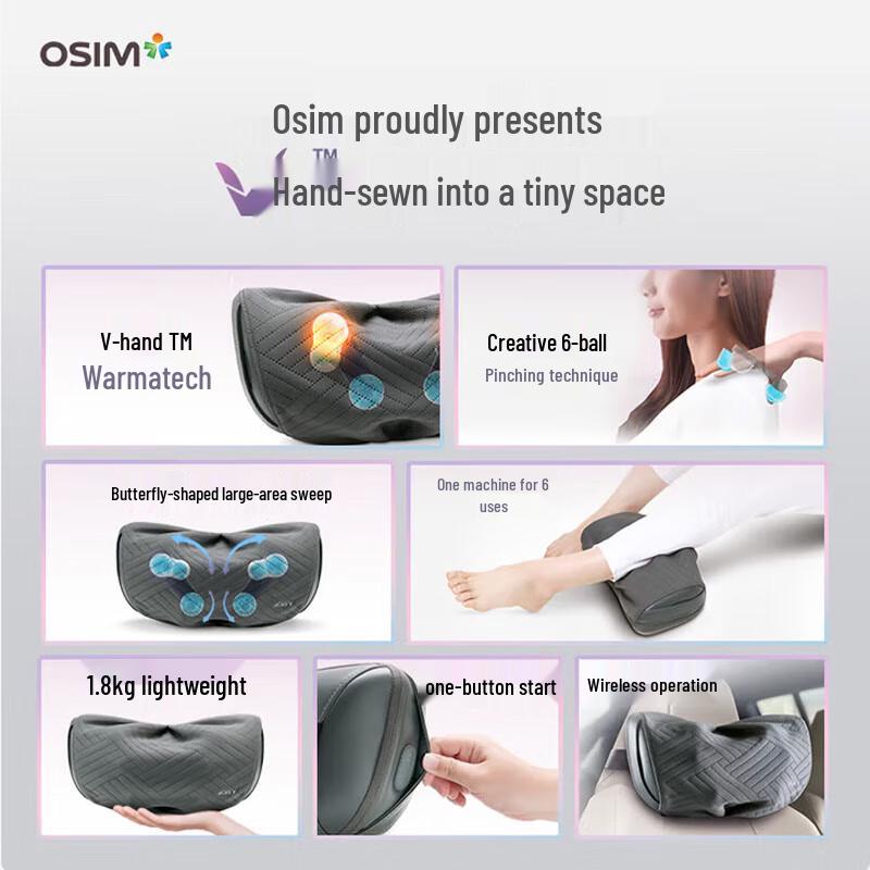 OSIM V-Hand Warm Massager Pillow OS-2230
OSIM V-Hand Warm Massager Pillow OS-2230