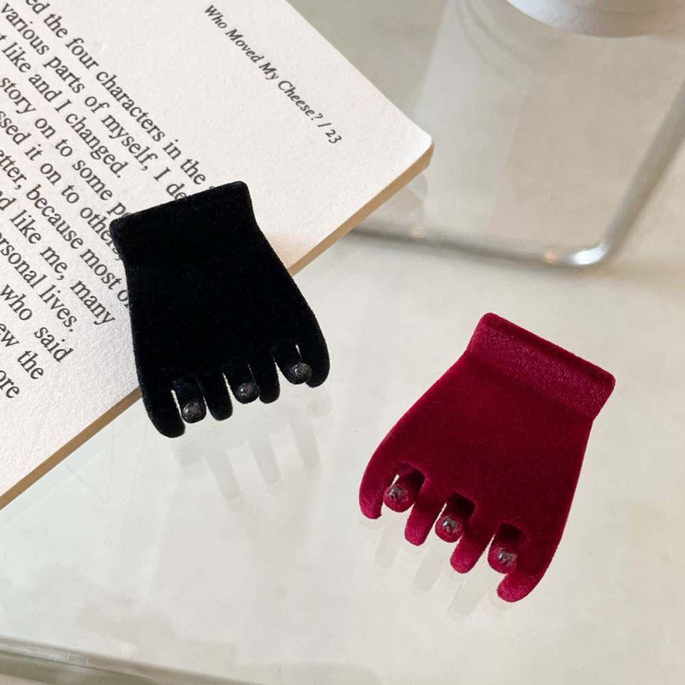 Headwear Flocking Velvet Korean Style Hair Claw Red Hairpins Ponytail Hair Clip Flocking Hair Claws чёрный
Headwear Flocking Velvet Korean Style Hair Claw Red Hairpins Ponytail Hair Clip Flocking Hair Claws чёрный