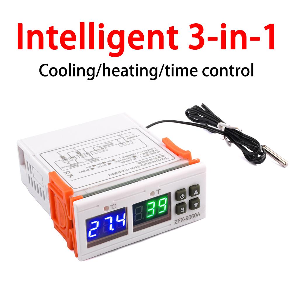 AC110-220V Двухступенчатый цифровой регулятор температуры Термостат по Фаренгейту Нагрев Охлаждение для ферментера Холодильник Инкубатор
AC110-220V Двухступенчатый цифровой регулятор температуры Термостат по Фаренгейту Нагрев Охлаждение для ферментера Холодильник Инкубатор