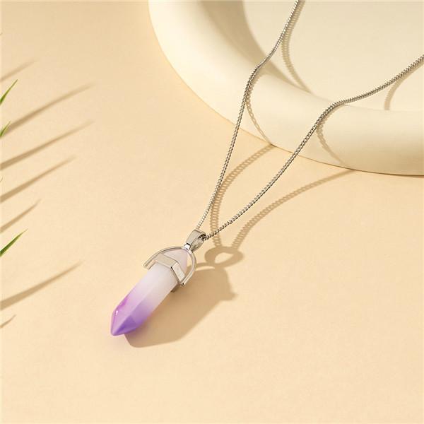 Rough stone pendant, couple style, good friend, gift to celebrate the festival, birthday gift, hexagonal jewelry. фіолетовий
Rough stone pendant, couple style, good friend, gift to celebrate the festival, birthday gift, hexagonal jewelry. фіолетовий