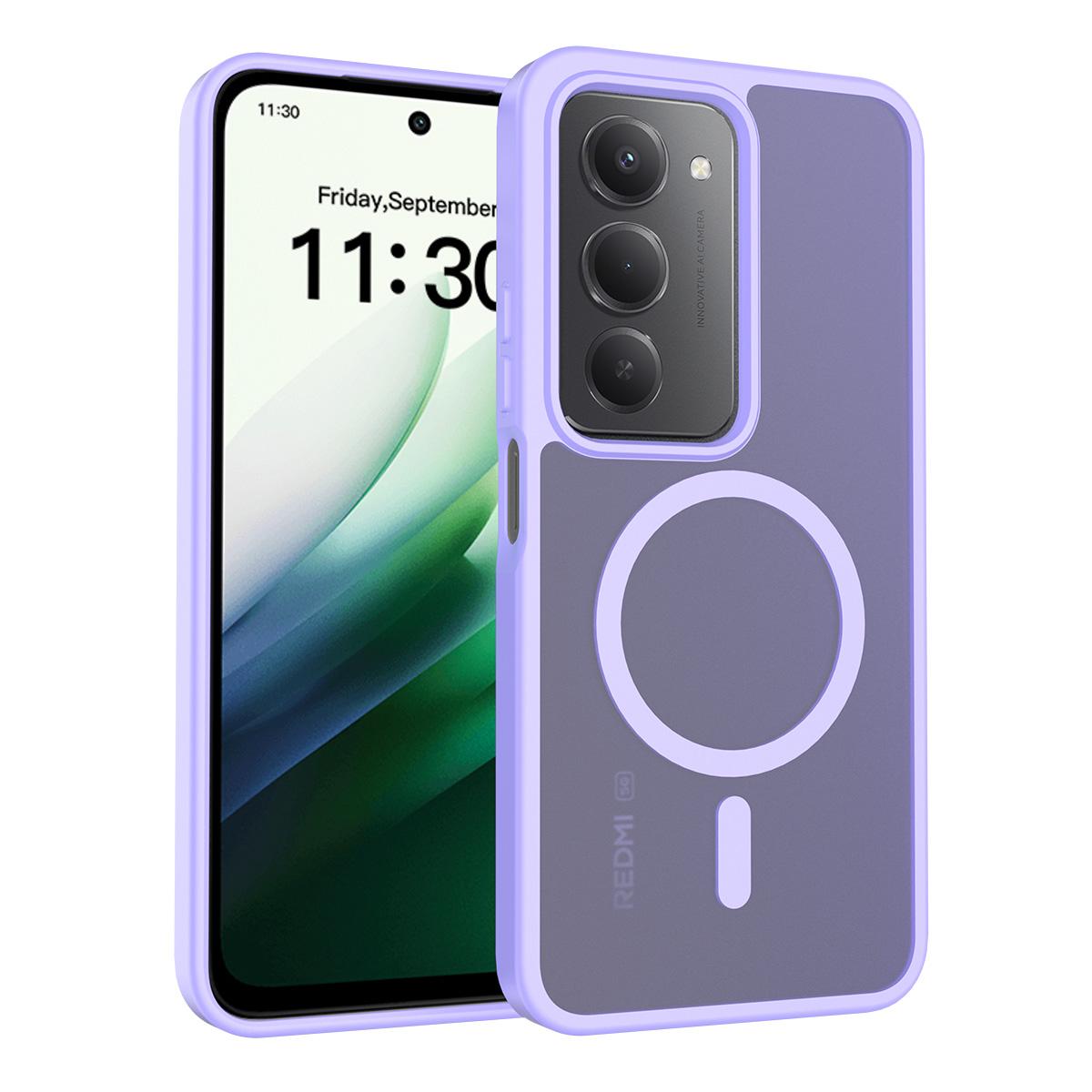 Skin Feel Magnetic Phone Case For Xiaomi Redmi 15 4G 171.1mm 5G 169.5mm Magsafe Wireless Charging TPU Frame Plastic Back Cover Redmi 15 5G 169mm фіолетовий
Skin Feel Magnetic Phone Case For Xiaomi Redmi 15 4G 171.1mm 5G 169.5mm Magsafe Wireless Charging TPU Frame Plastic Back Cover Redmi 15 5G 169mm фіолетовий